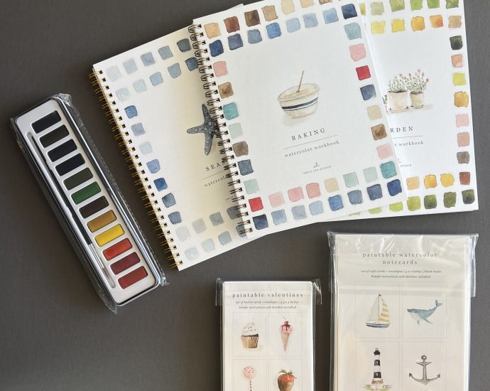 Emily Lex Studio Watercolor Painting Workbooks